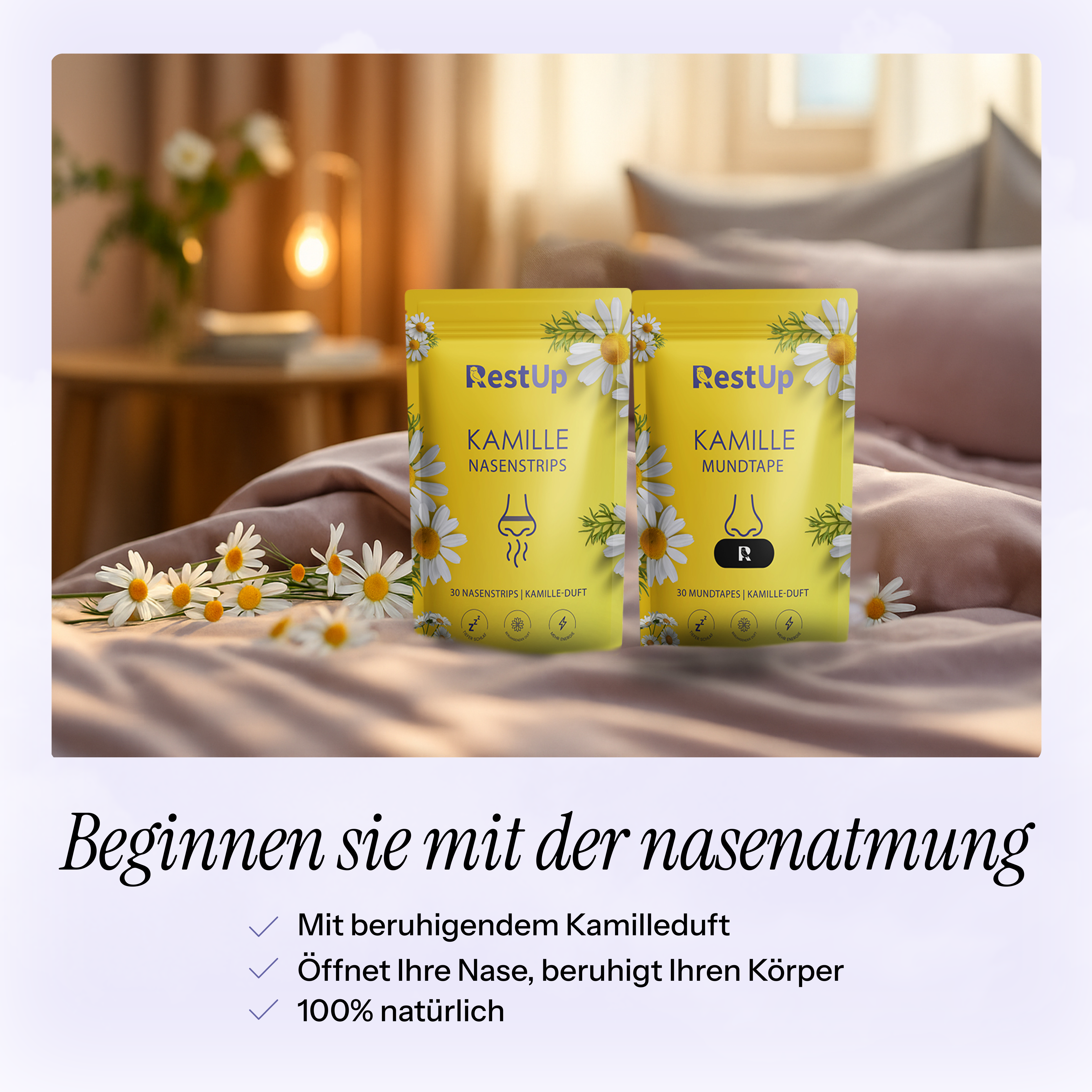 Kamille Bundel Deal | Endlich durchschlafen - Natürlich und ohne Medikamente